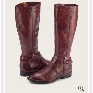 Frye Melissa Leather Boots size 10 worn 1 time